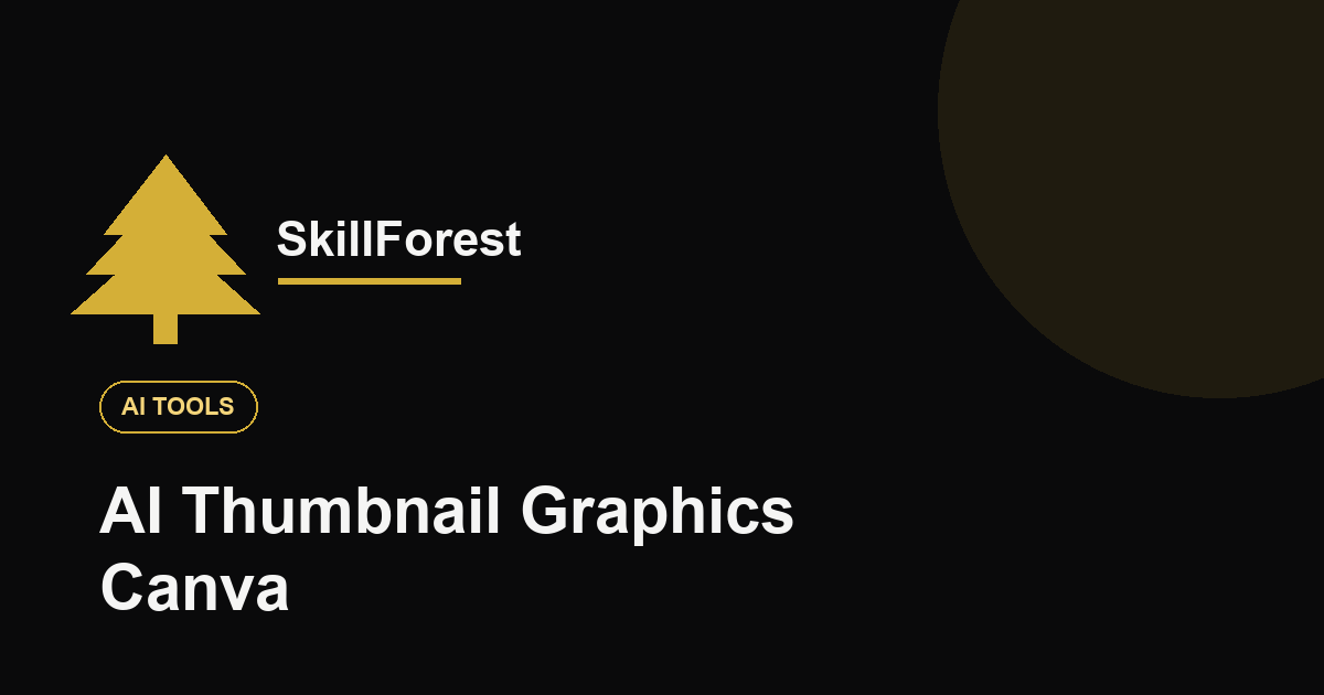 AI ने Thumbnail आणि Graphics कसे बनवायचे (Canva Magic Studio Guide)