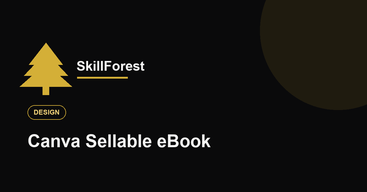 Canva मध्ये Sellable eBook आणि Guide कसं बनवायचं