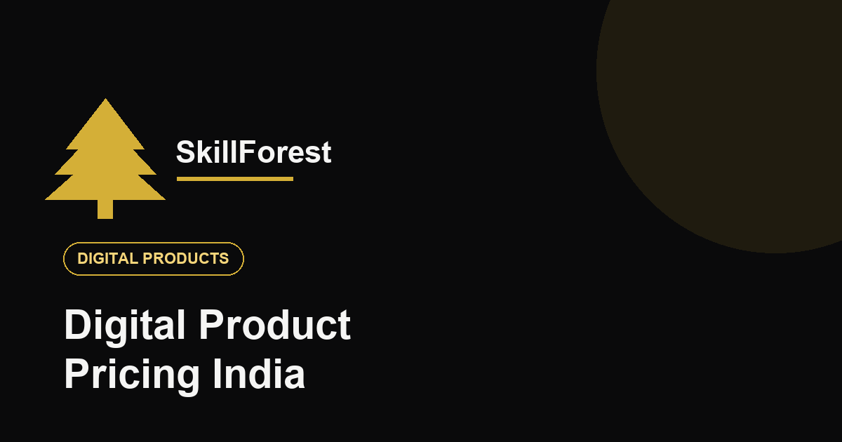 Digital Product साठी Pricing कशी करायची India मध्ये Complete Guide