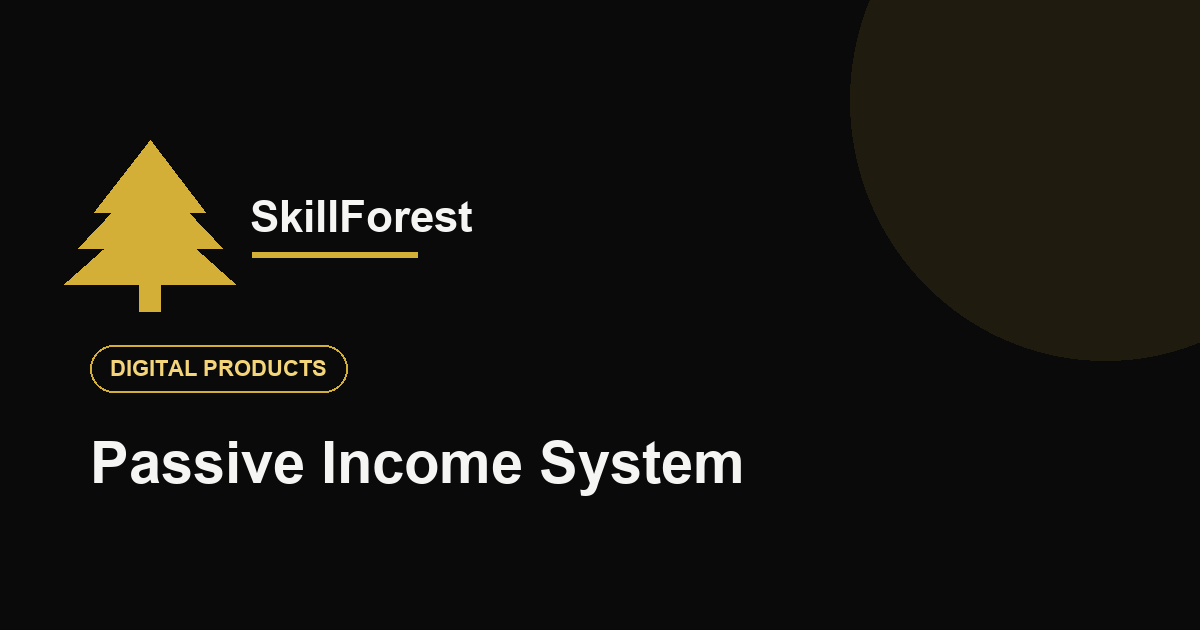 खरं Passive Income System कसं तयार होतं Step by Step