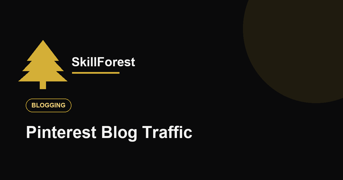 Pinterest वापरून Blog Traffic कसा वाढवायचा
