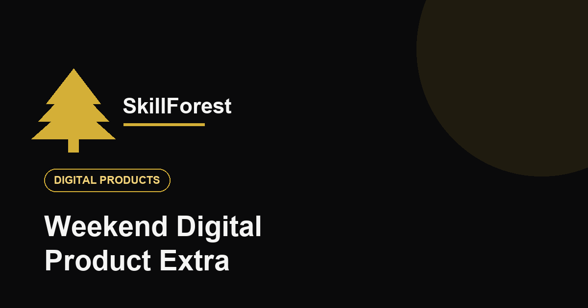 Weekend मध्ये Digital Product बनवून Extra ₹20,000 कमवा